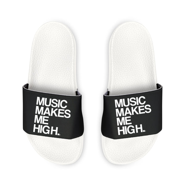 MMMH Unisex Sandals: Black/White | White