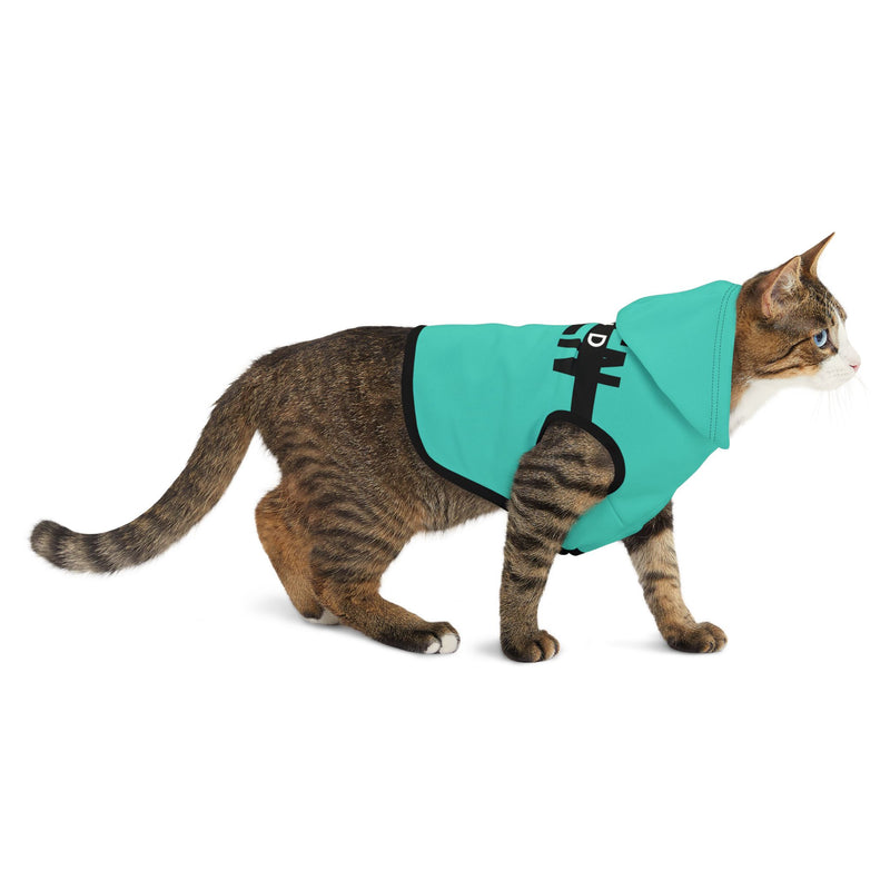 IJTT Pet Hoodie: AT Strike Black | Teal