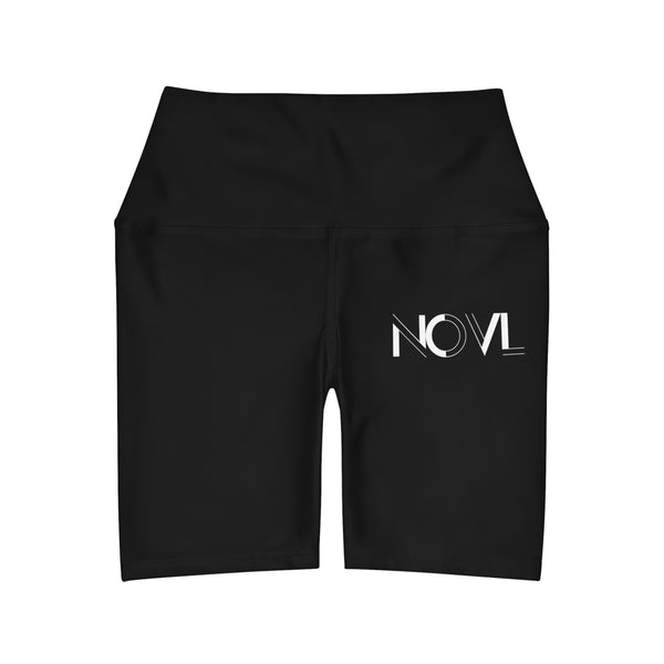 NOVL Yoga Shorts: Black | White