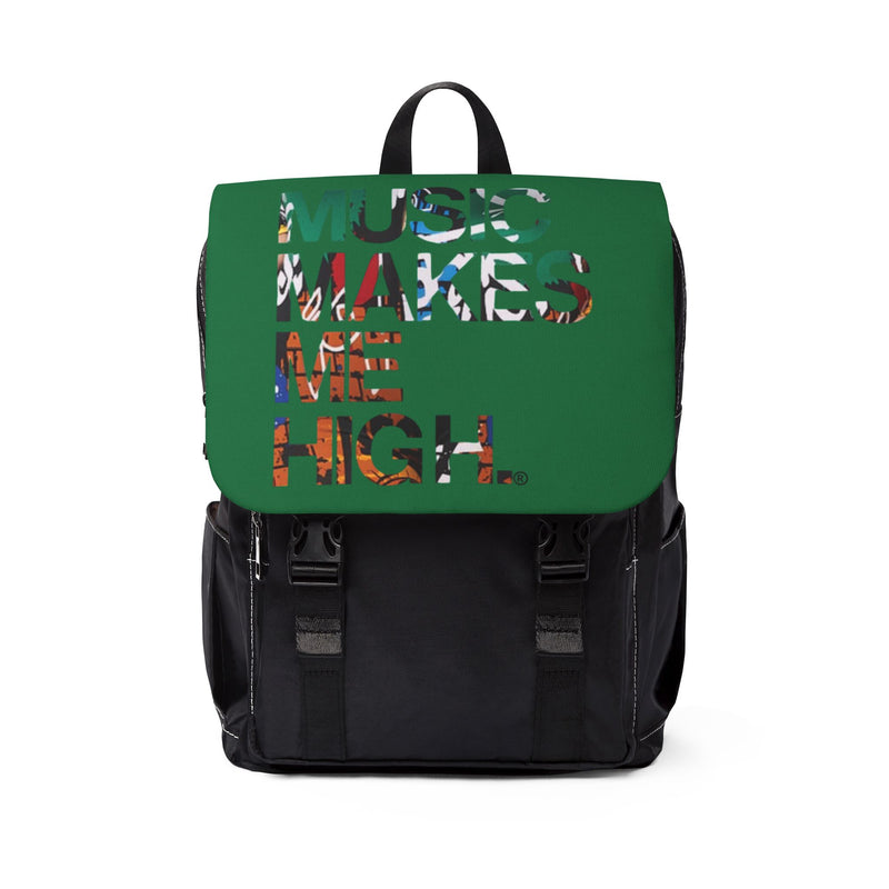 MMMH Backpack: Dark Green | Graffiti