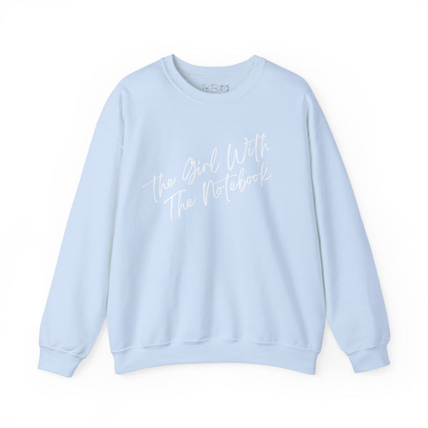 TGWTN Unisex Sweatshirt: White | Light Blue