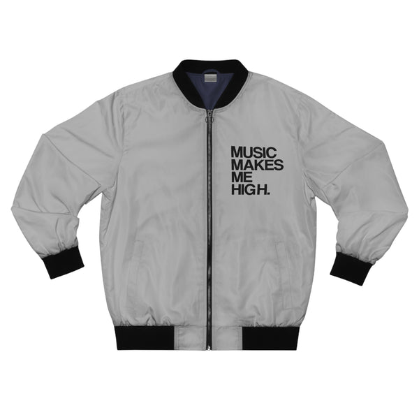 MMMH Bomber Jacket: Light Grey | Black Lettering