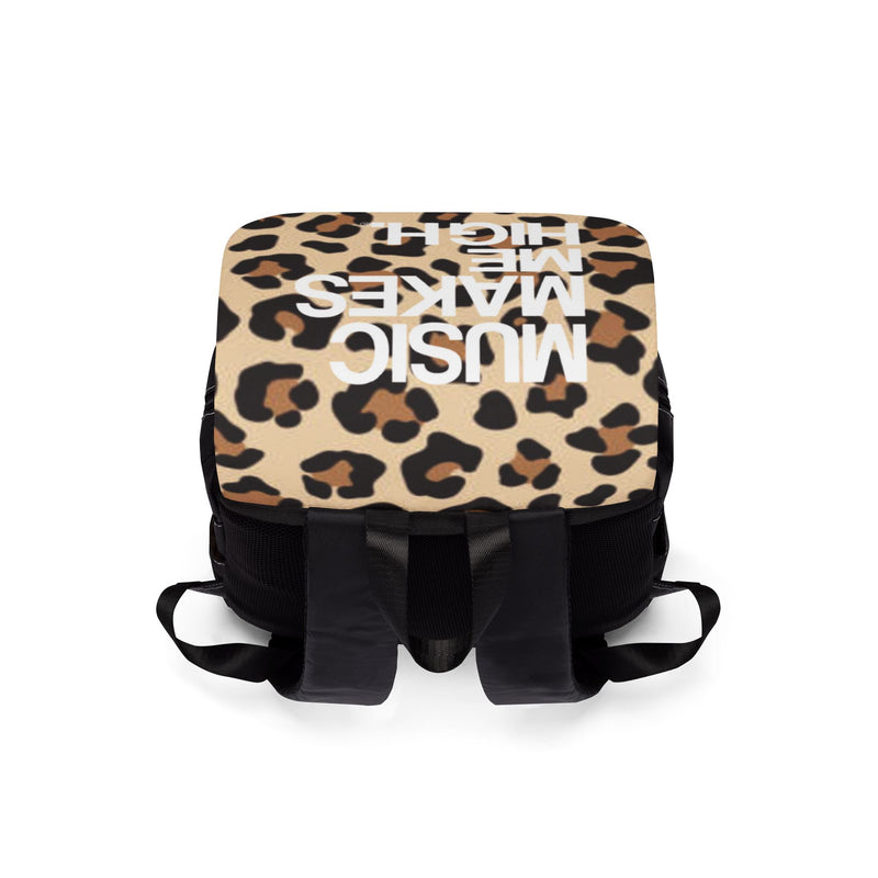 MMMH Backpack: Leopard | White