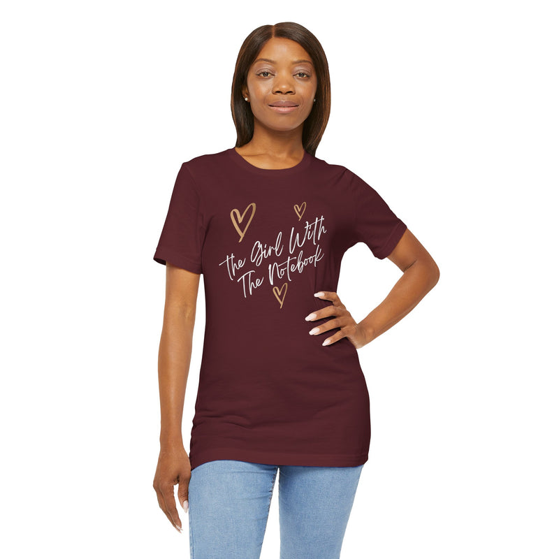 TGWTN Unisex T-Shirt: Brown/White | Maroon