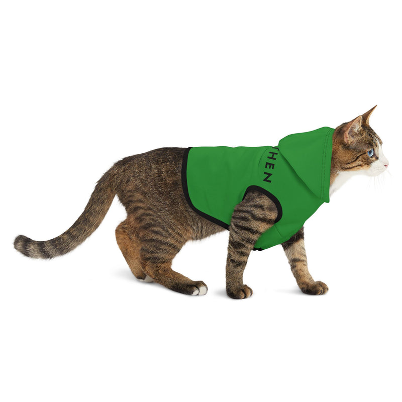 IJTT Pet Hoodie: AT Slash Black | Irish Green