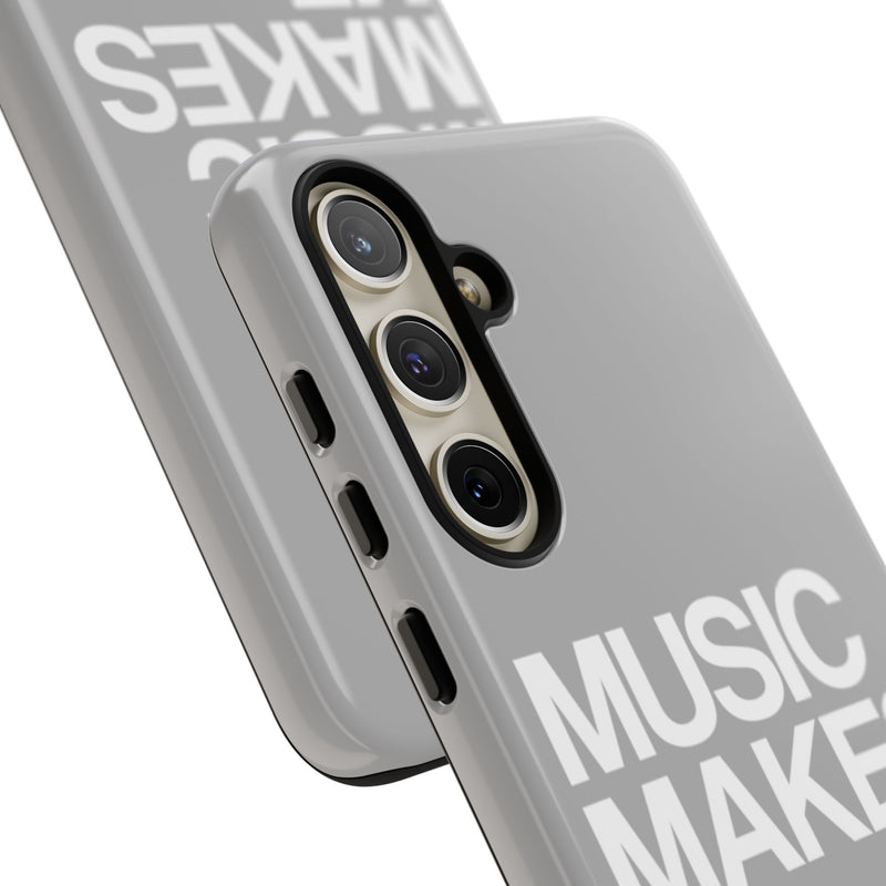 MMMH Classic Phone Case: Light Grey | White