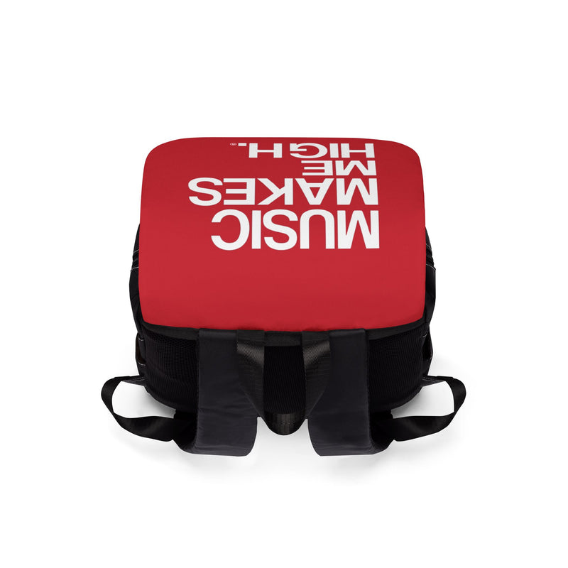 MMMH Backpack: Dark Red | White Lettering