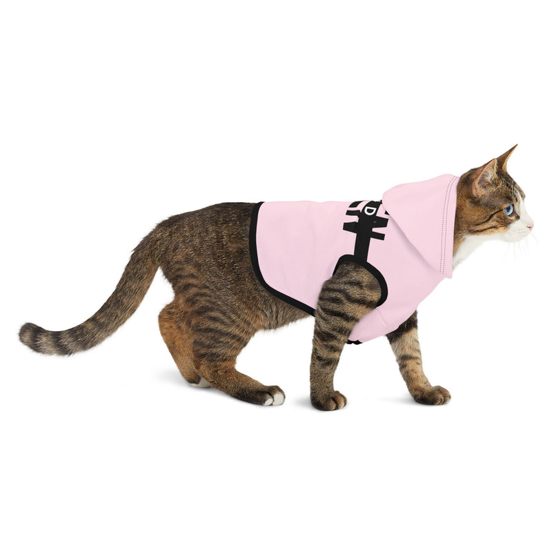 IJTT Pet Hoodie: AT Strike Black | Light Pink