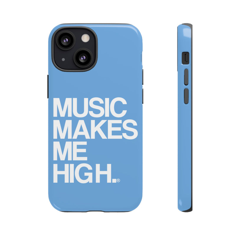 MMMH Classic Phone Case: Light Blue | White