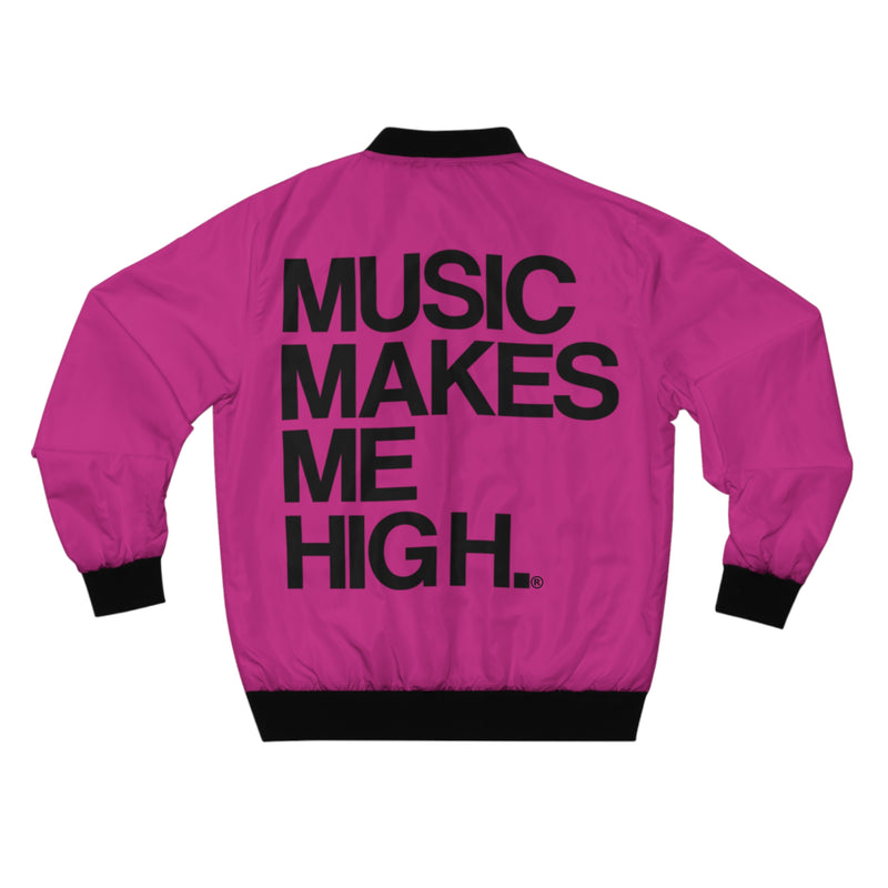 MMMH Unisex Bomber Jacket: Pink | Black