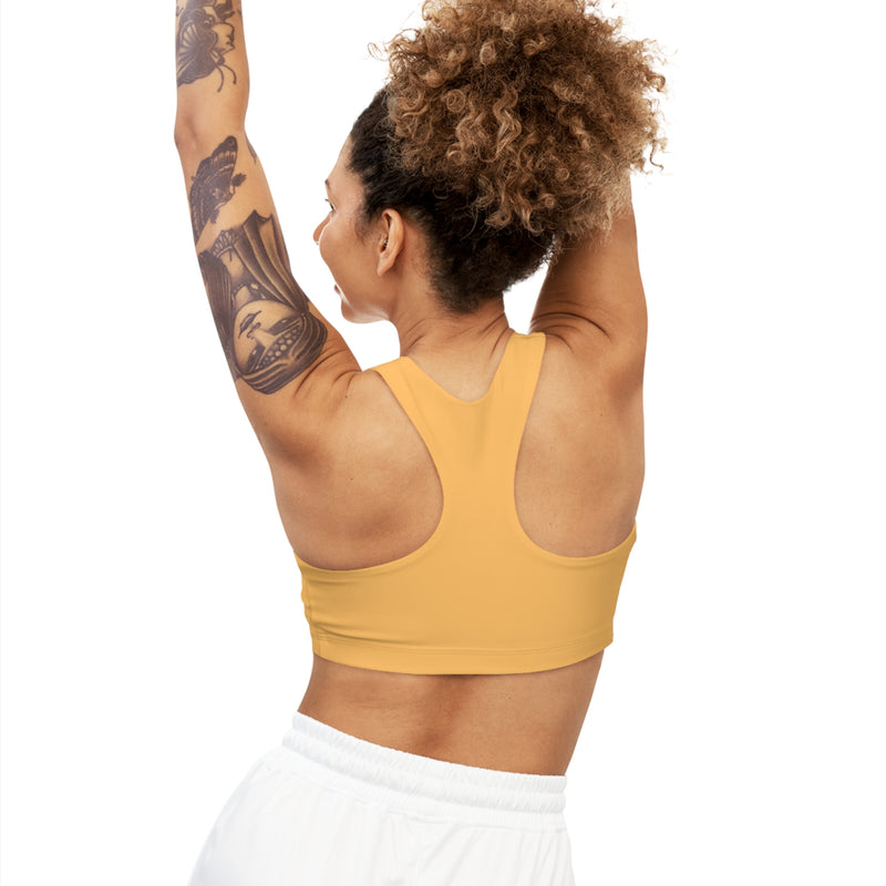 MMMH Sports Bra: Light Orange | Orange