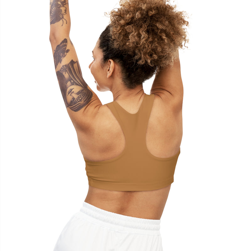 MMMH Sports Bra: Light Brown | Beige