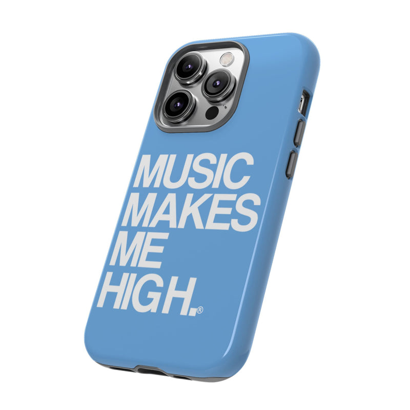 MMMH Classic Phone Case: Light Blue | White