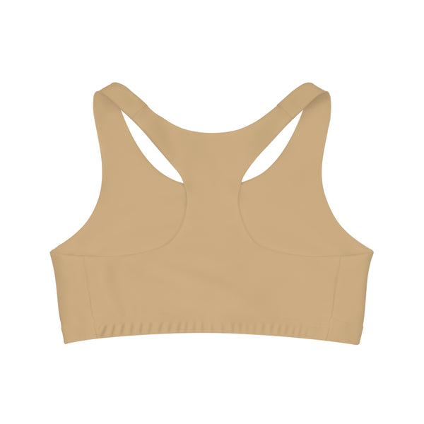 MMMH Sports Bra: Tan | Brown