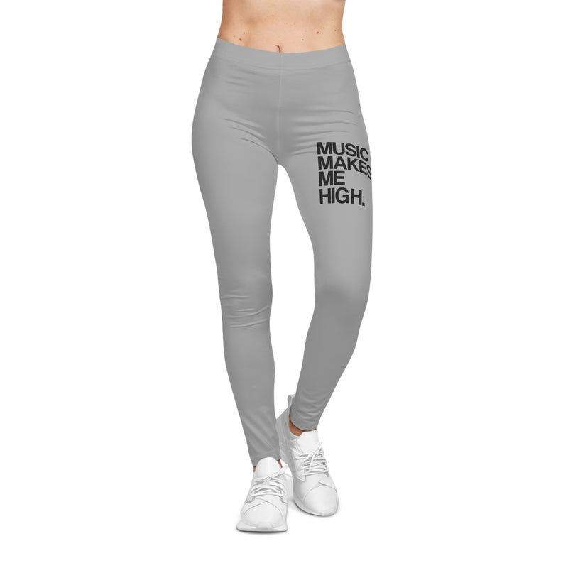 MMMH Leggings: Light Gray | Black