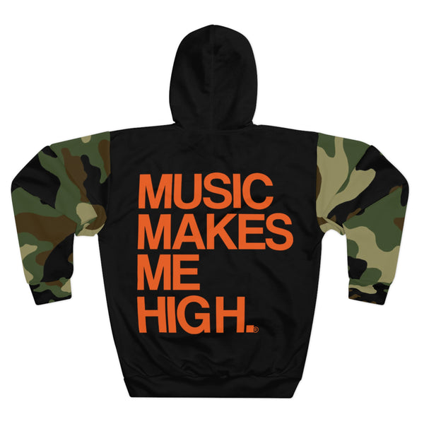 MMMH Unisex Hoodie: Camo/Black | Orange