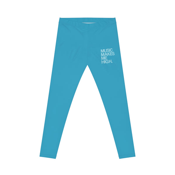 MMMH Leggings: Turquoise | Light Turquoise