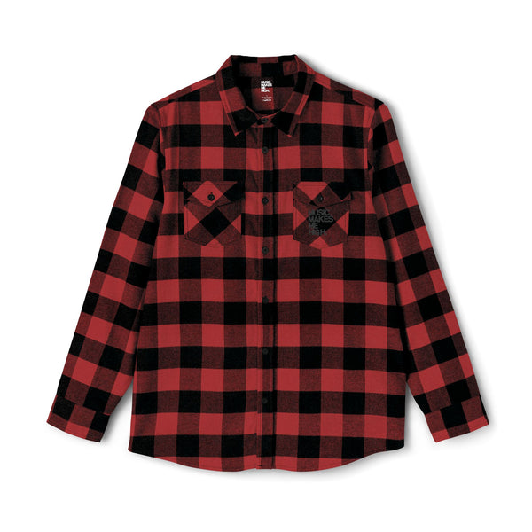 MMMH Unisex Flannel Shirt: Red | Black