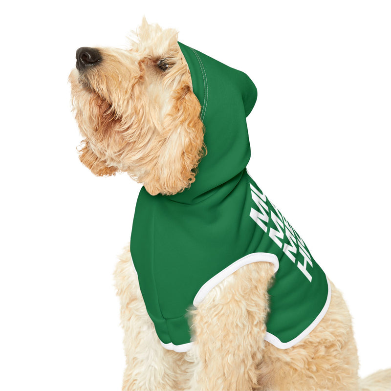 MMMH Pet Hoodie: Dark Green | White