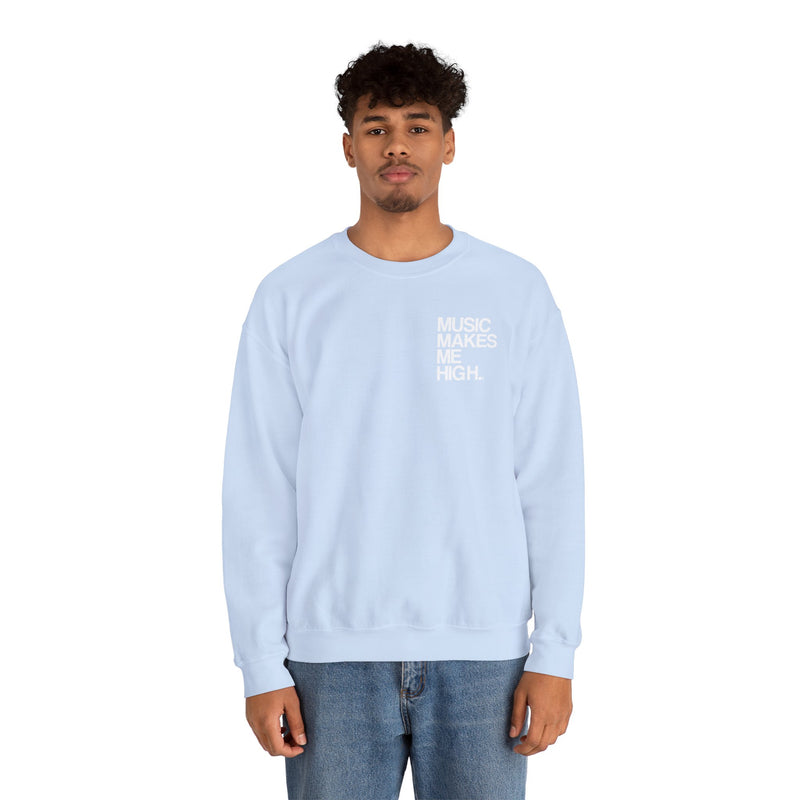 MMMH Unisex Sweatshirt: Light Blue | White Lettering