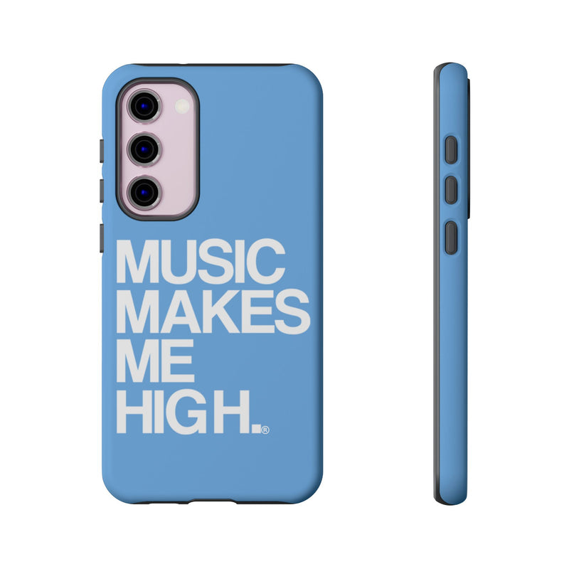 MMMH Classic Phone Case: Light Blue | White