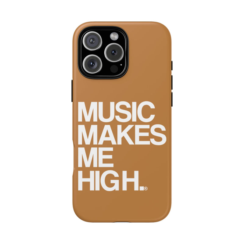 MMMH Classic Phone Case: Light Brown | White