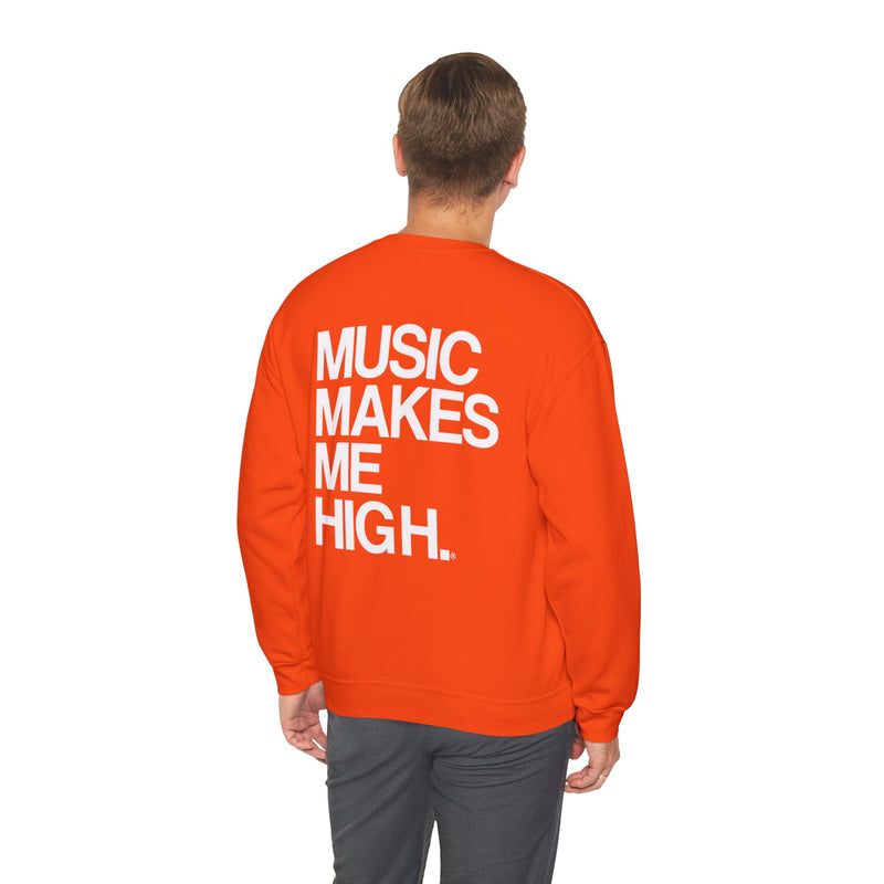 MMMH Unisex Sweatshirt: Orange | White