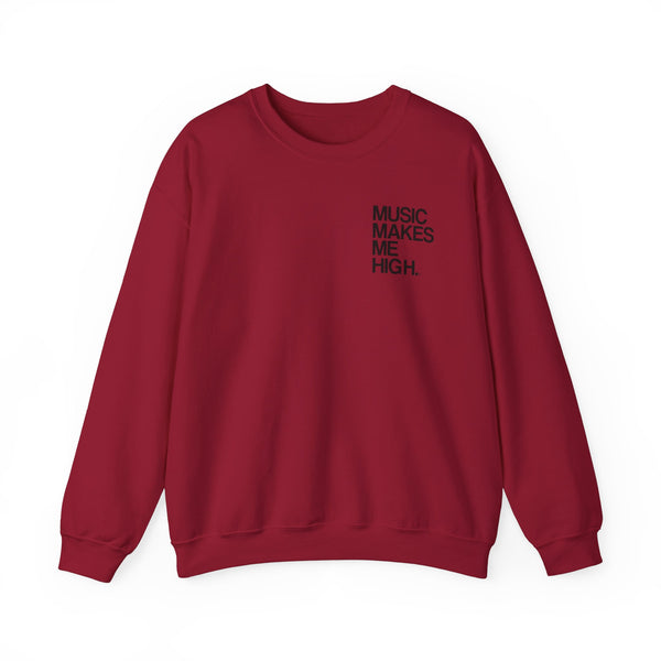 MMMH Unisex Sweatshirt: Cardinal Red | Black Lettering