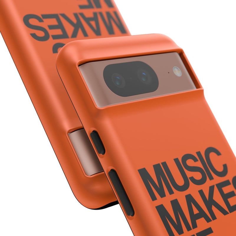 MMMH Classic Phone Case: Orange | Black