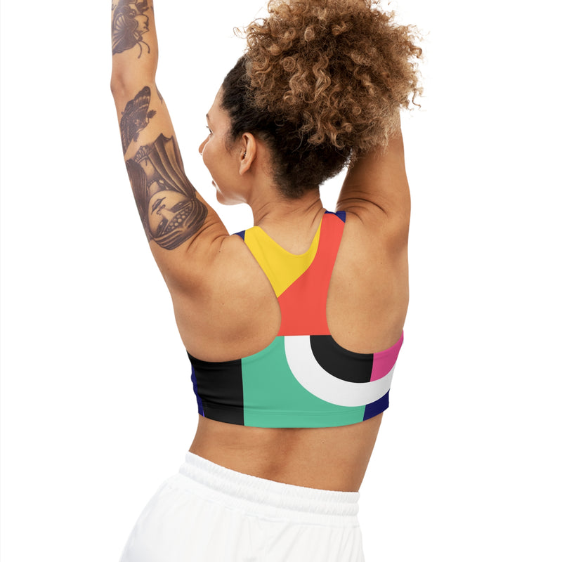 MMMH Sports Bra: Clement | White