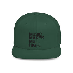 MMMH Classic Snapback: Forest Green_Black Lettering