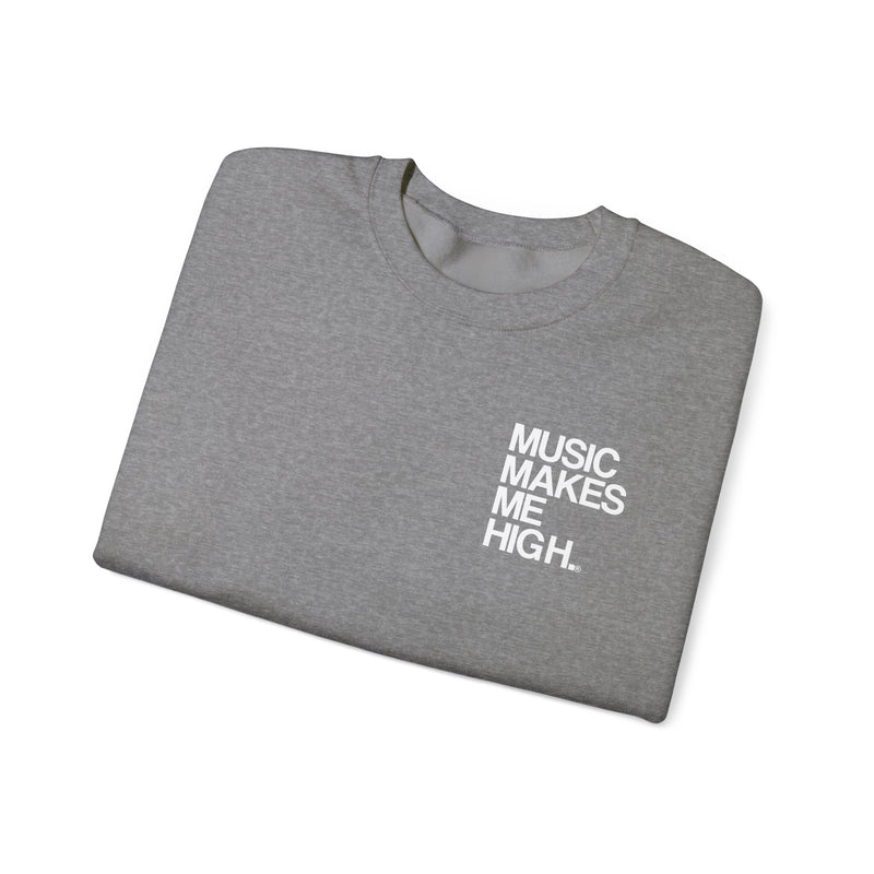 MMMH Unisex Sweatshirt: Graphite Heather | White