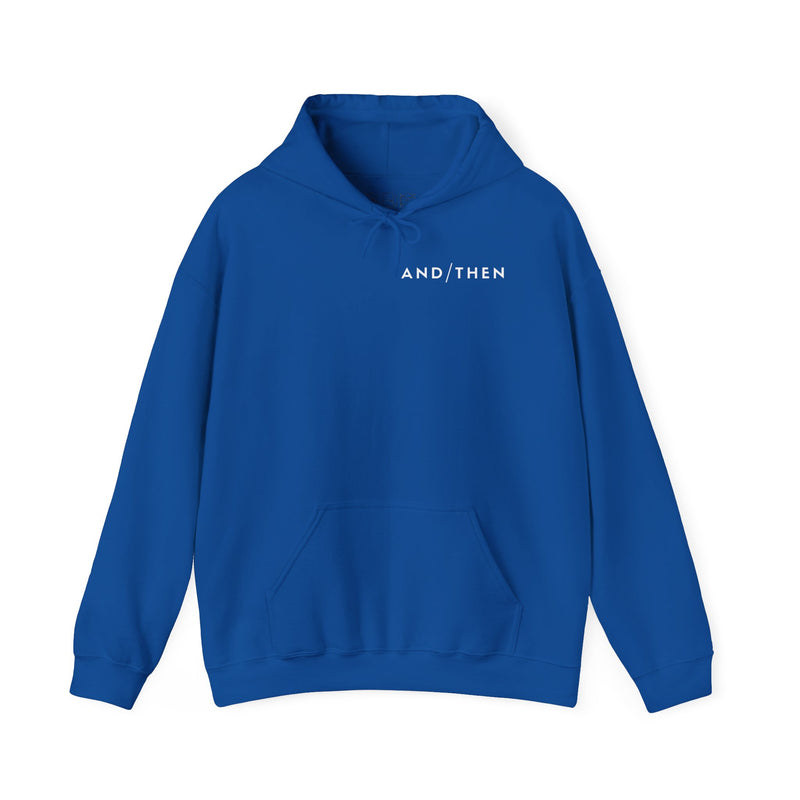 IJTT Unisex Hoodie: AT Slash White | Royal Blue