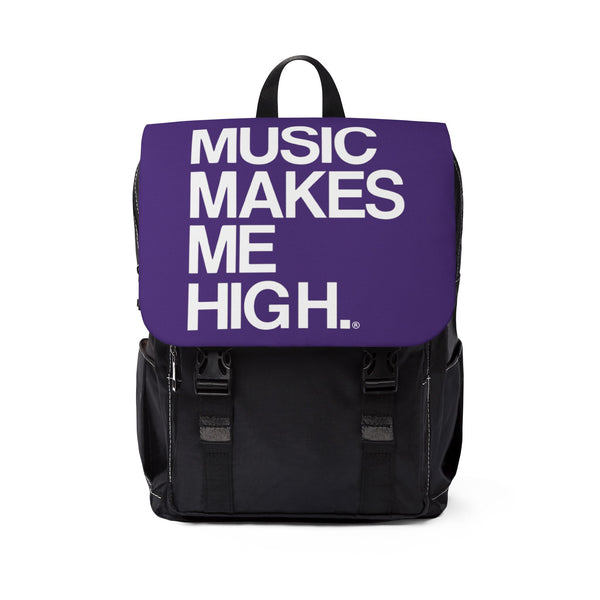 MMMH Backpack: Purple | White Lettering