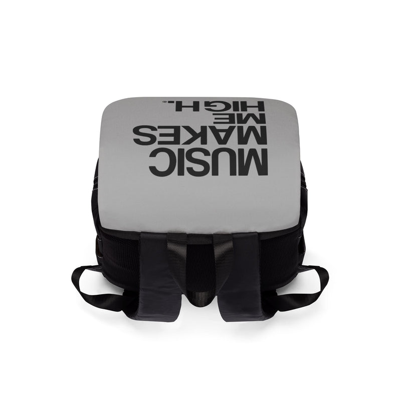 MMMH Backpack: Light Grey | Black Lettering