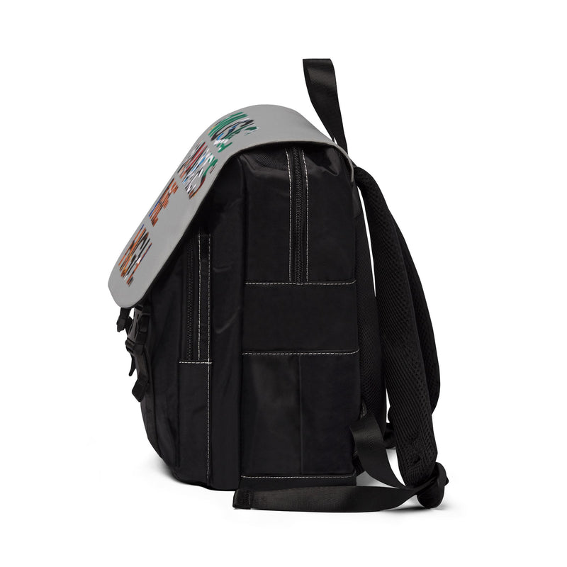 MMMH Backpack: Light Grey | Graffiti