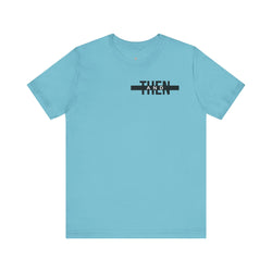 IJTT Unisex T-Shirt: AT Strike Black | Turquoise