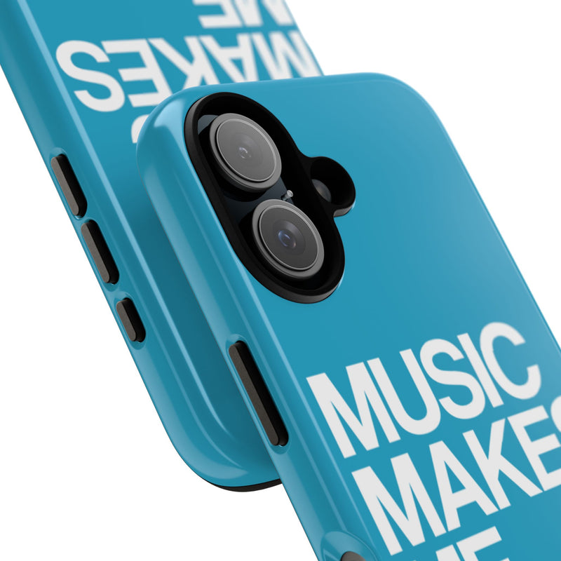 MMMH Classic Phone Case: Turquoise | White