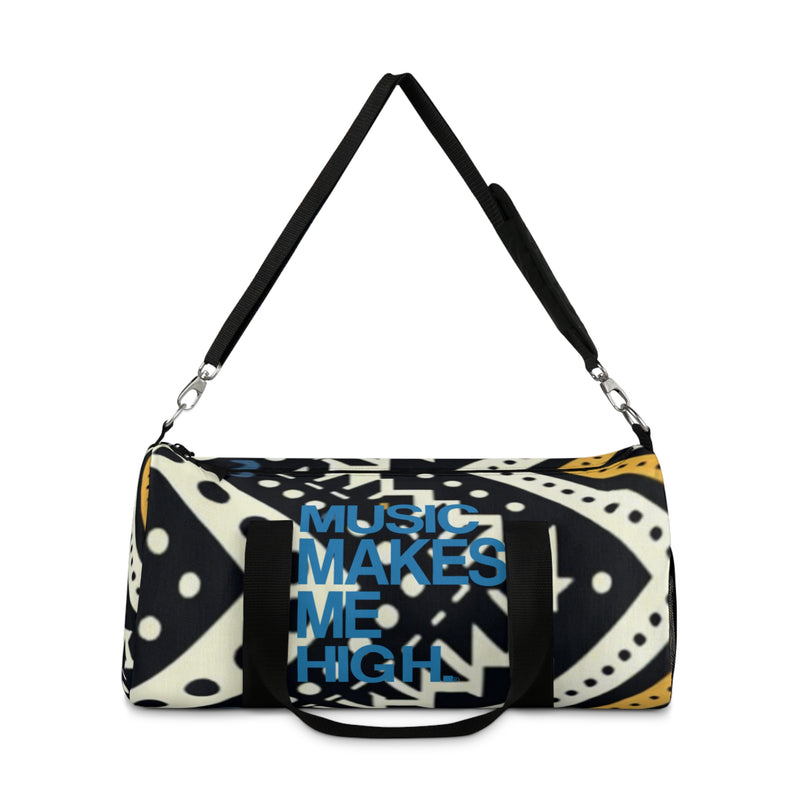 MMMH Duffel Bag: Black Abstract | Blue