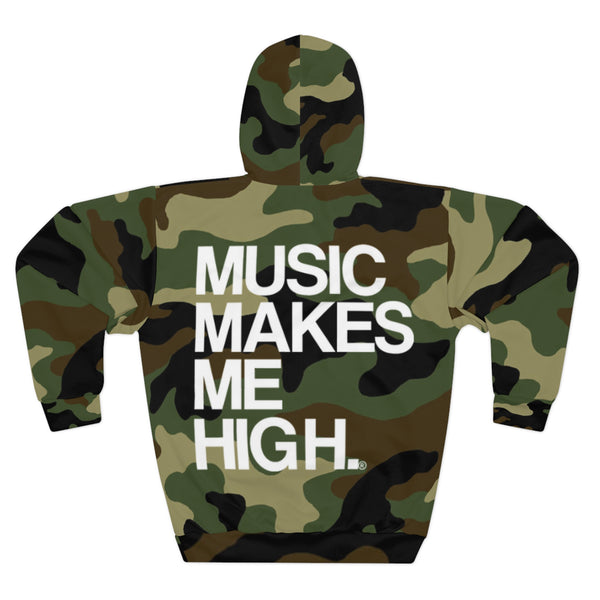 MMMH Unisex Hoodie: Camo | White