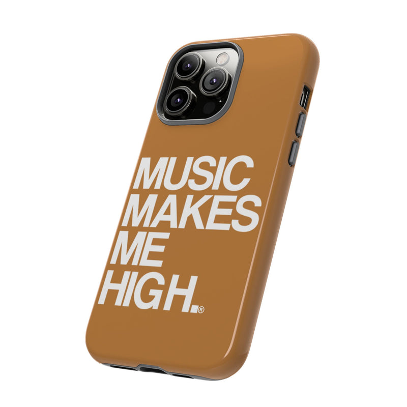 MMMH Classic Phone Case: Light Brown | White