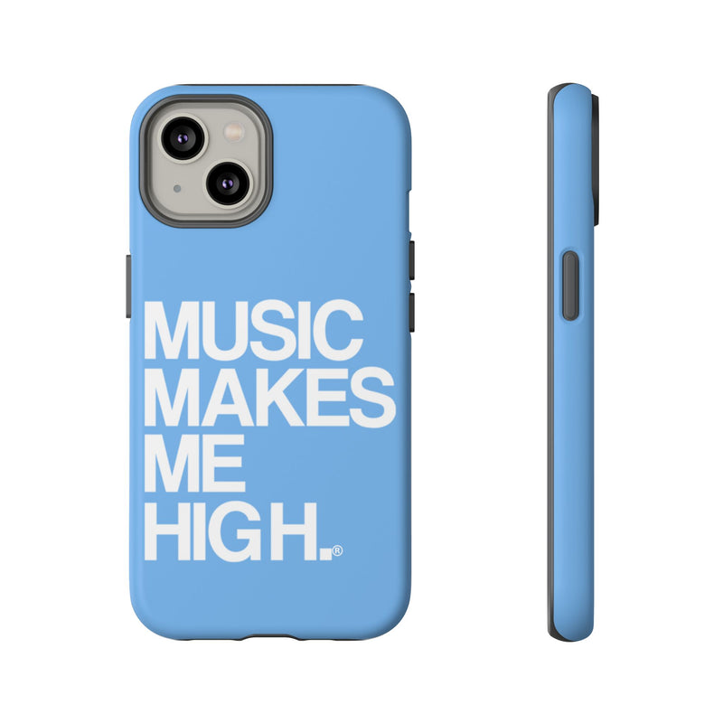 MMMH Classic Phone Case: Light Blue | White