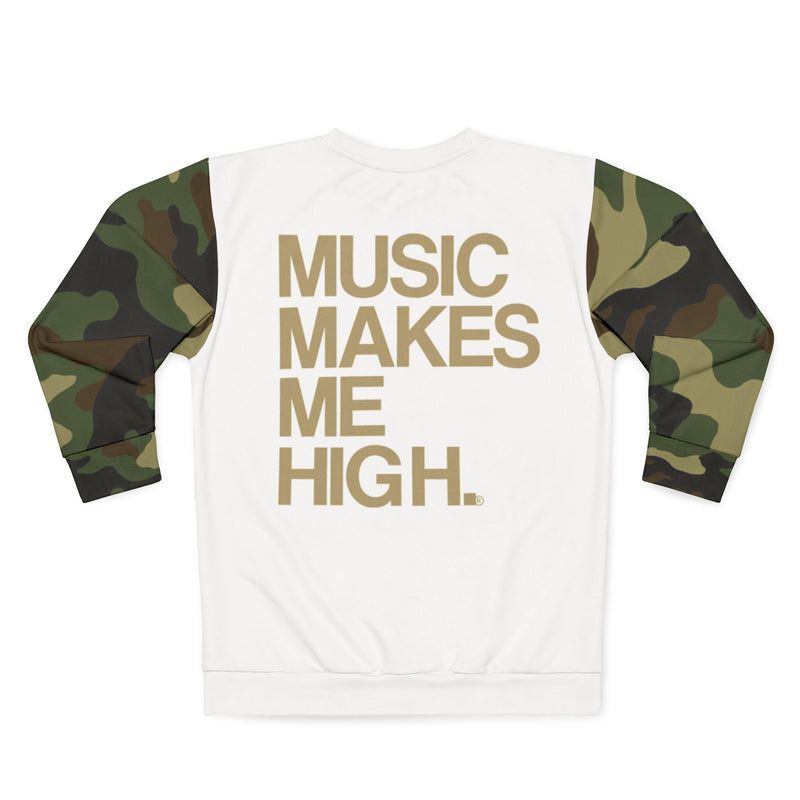 MMMH Unisex Sweatshirt: Camo/White | Gold