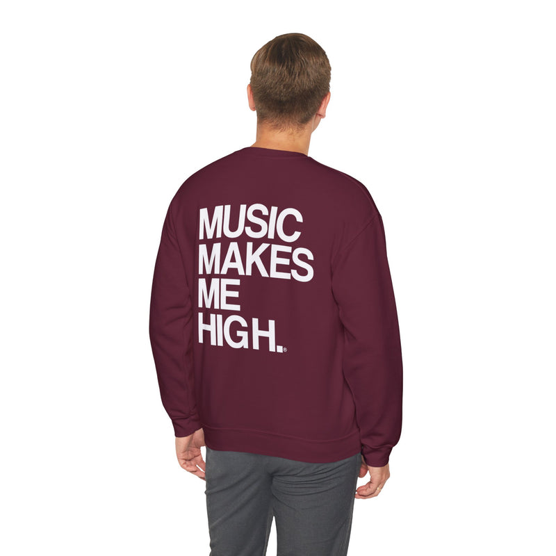 MMMH Unisex Sweatshirt: Maroon | White