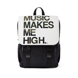 MMMH Backpack: White | Camo Lettering