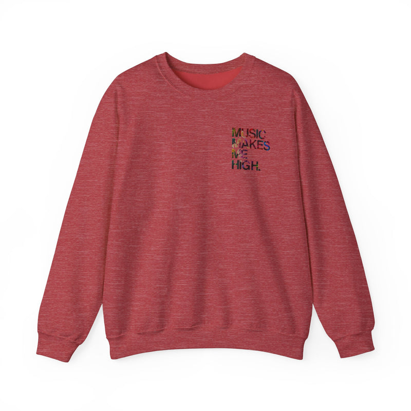 MMMH Unisex Sweatshirt: Heather Sport Scarlet Red | Floral