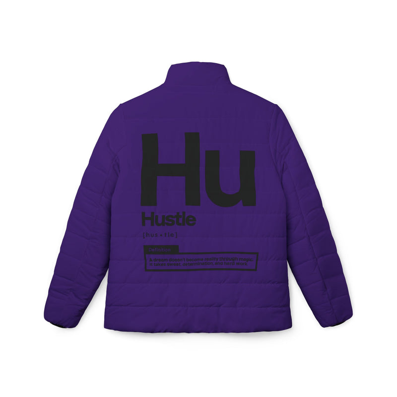 NOVL Women’s Puffer Jacket: Hustle Black | Purple