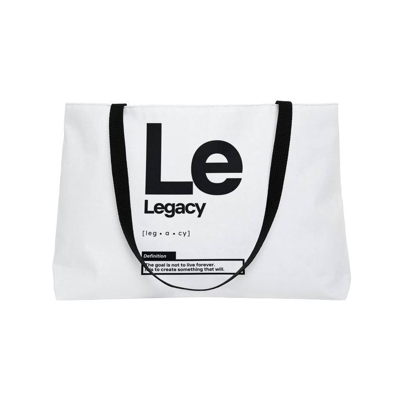 NOVL Weekender Bag (Black Handle): Legacy White | Black