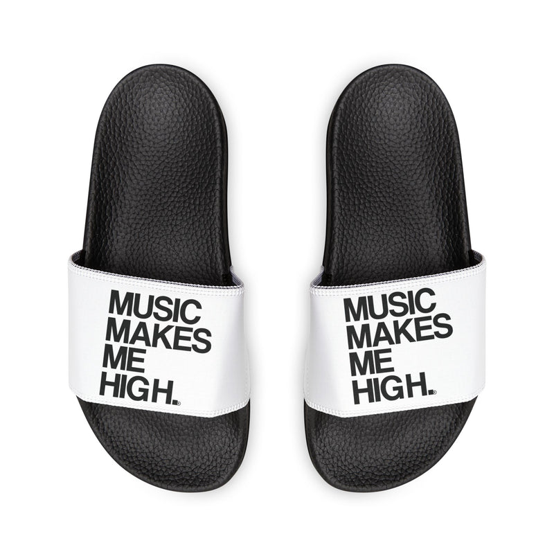 MMMH Unisex Sandals: White/Black | Black