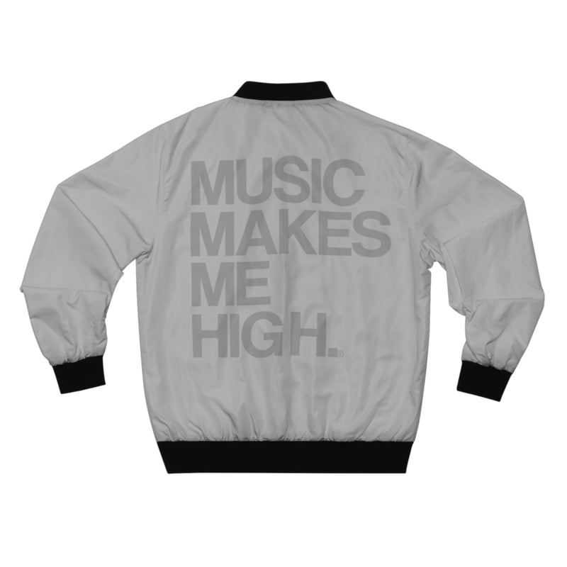 MMMH Unisex Bomber Jacket: Light Grey | Grey